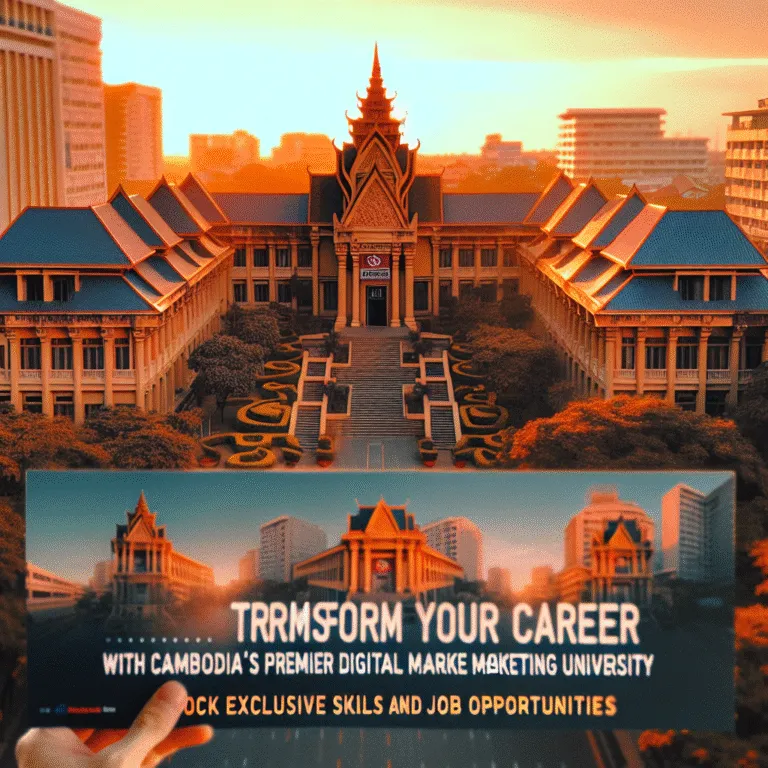 Transform Your Career with Cambodia’s Premier Digital Marketing University: Unlock Exclusive Skills and Job Opportunities