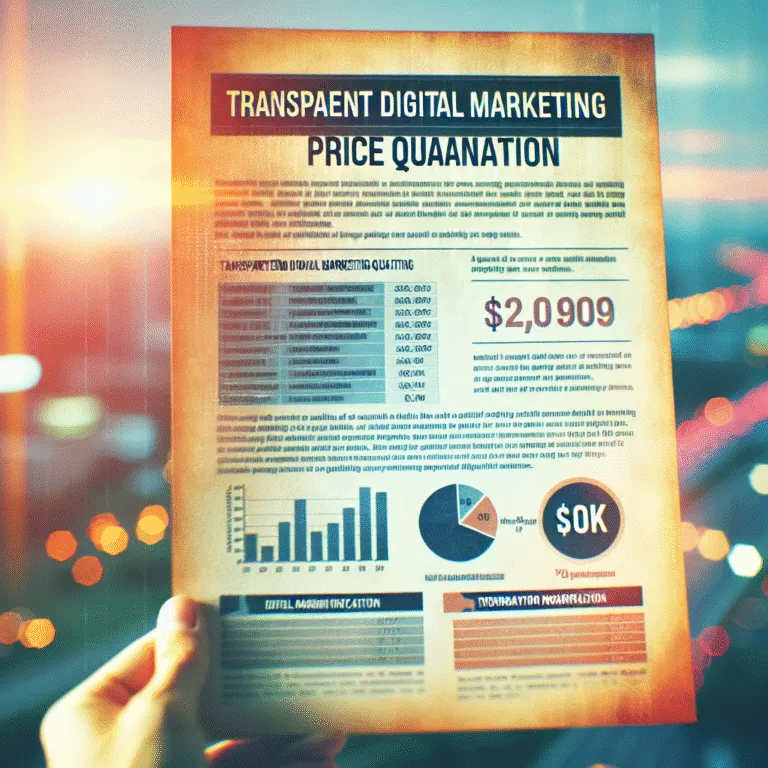 Maximize Your ROI with a Transparent Digital Marketing Price Quotation Tailored to Your Business Goals